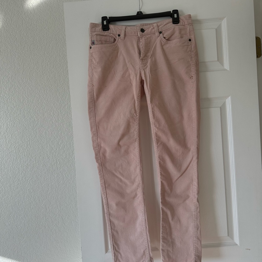 Stio cord corduroy pants size 8 pink